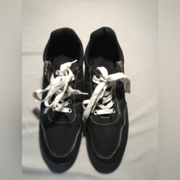 Shoes - Women’s Sneakers Black, White And Gold Unbranded